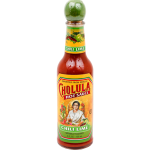 Cholula<sup>®</sup> Chilli Lime product by C.M.C. The Food Company - Cholula Hot Sauce Chili Lime kombiniert den erfrischenden Geschmack...