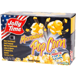 Jolly Time® Popcorn Cheese - C.M.C. The Food Company GmbH -  Mikrowellen-Popcorn mit Käse-Geschmack