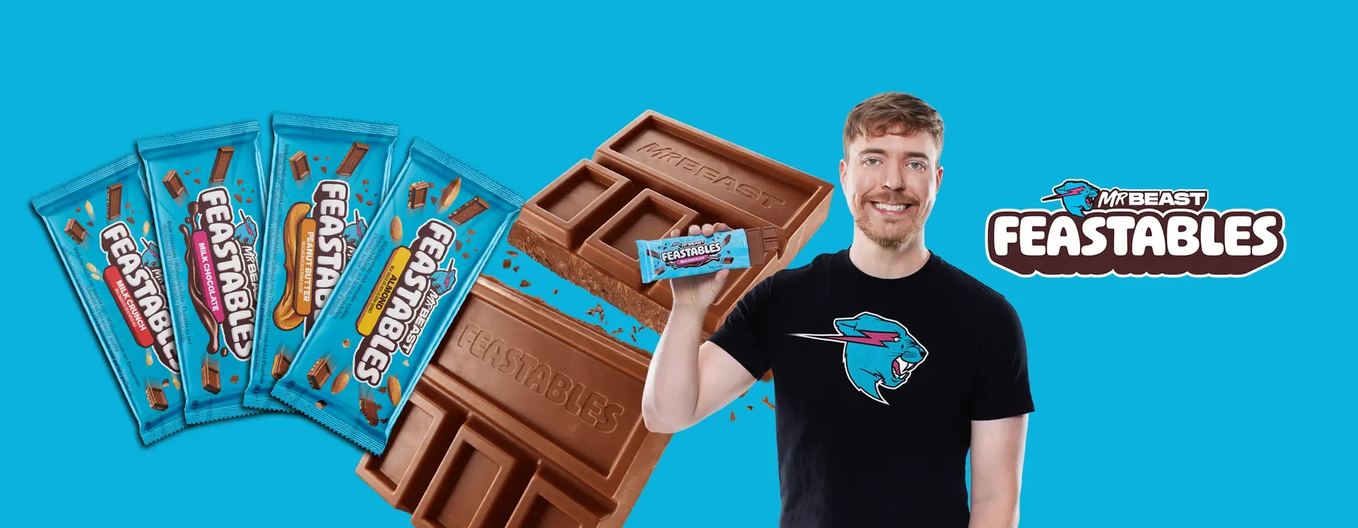 MrBeast Feastables® - die weltbeste Schokolade jetzt auch in Deutschland by C.M.C. The Food Company GmbH