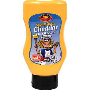 Old Fashioned Cheese® Cheddar Squeeze Cheese product by C.M.C. The Food Company GmbH - So cheeszy!
