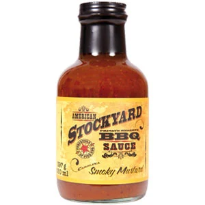 Stockyard<sup>®</sup> Smoky Mustard Sauce product by C.M.C. The Food Company GmbH - Das Genuss-Geheimnis lautet Senf statt Tomaten!